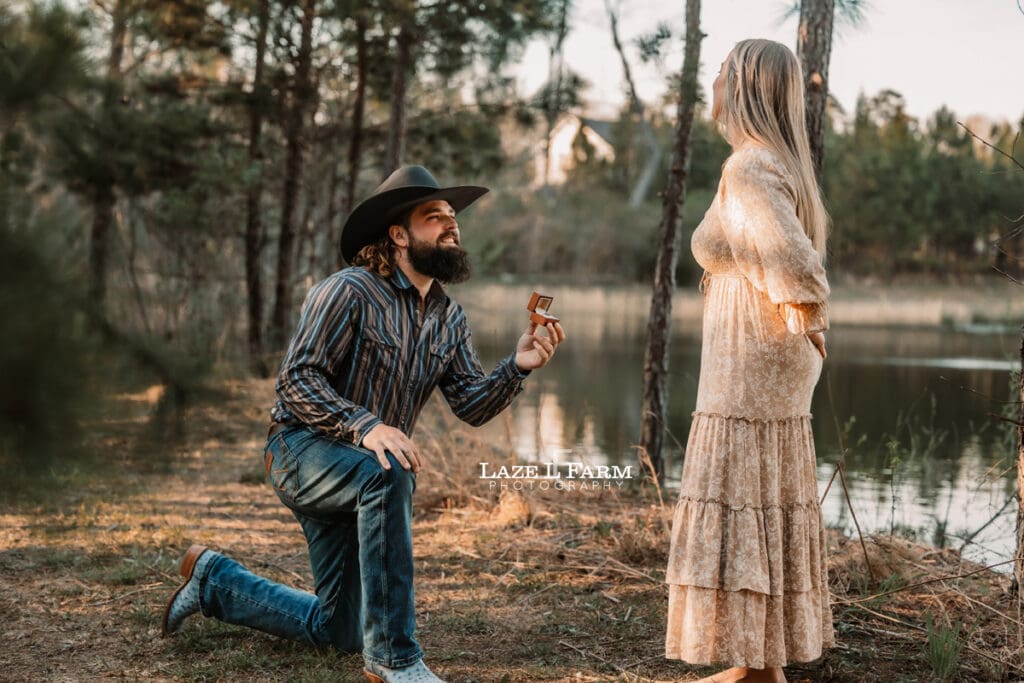 cowboy proposing