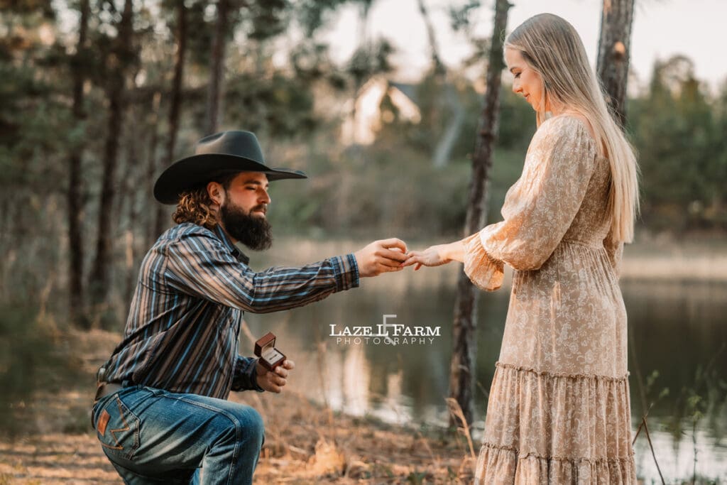 cowboy proposing