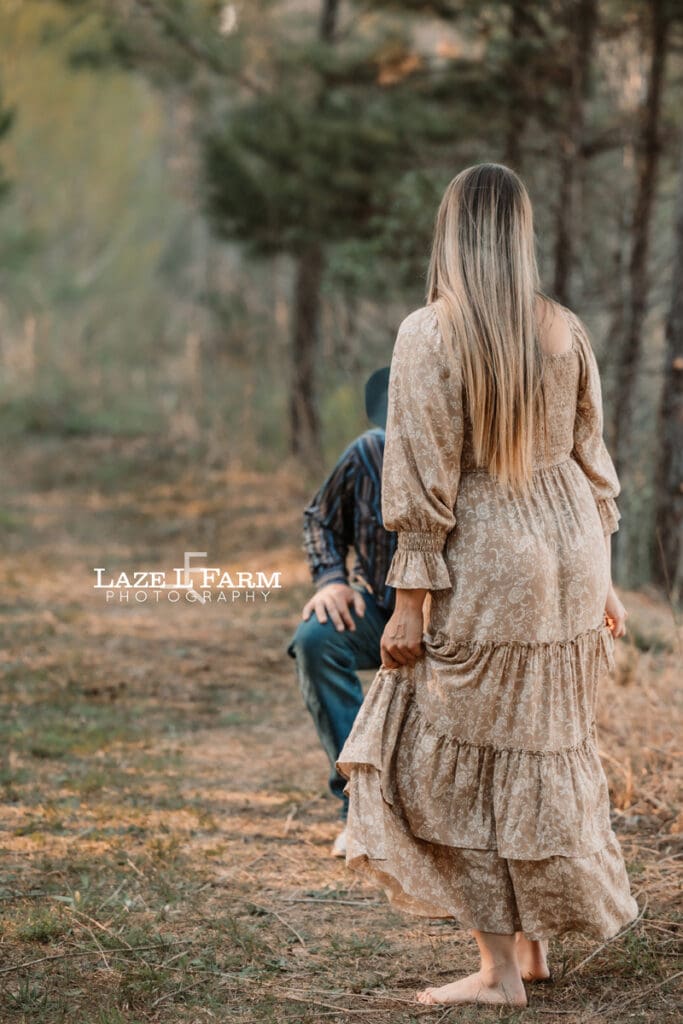 couple getting engaged