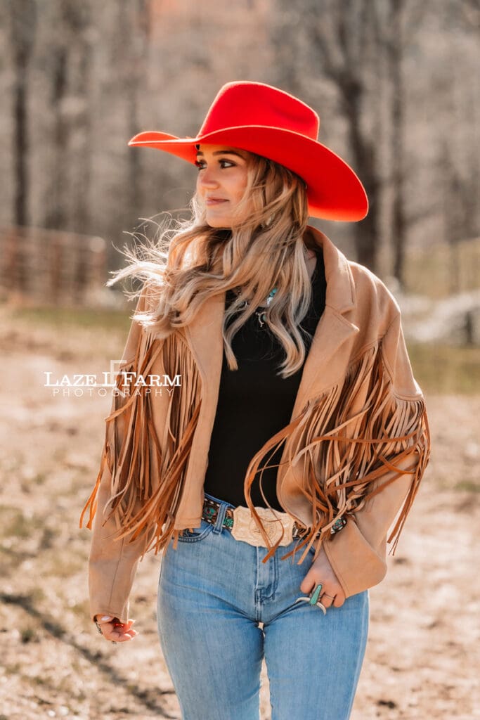 western fashion cowgirl