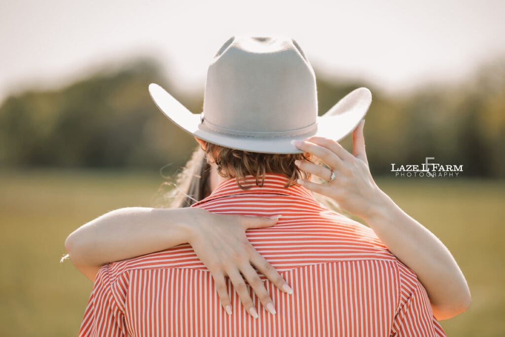 western couple holding hands