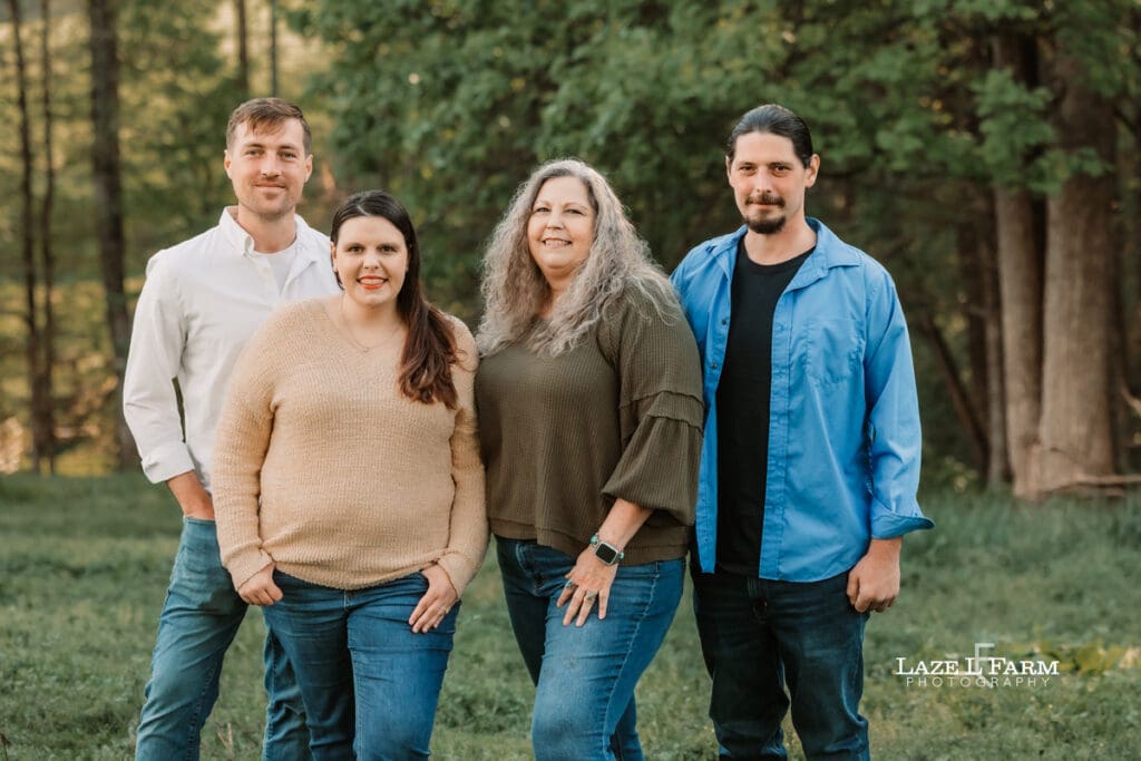 family pictures on the farm