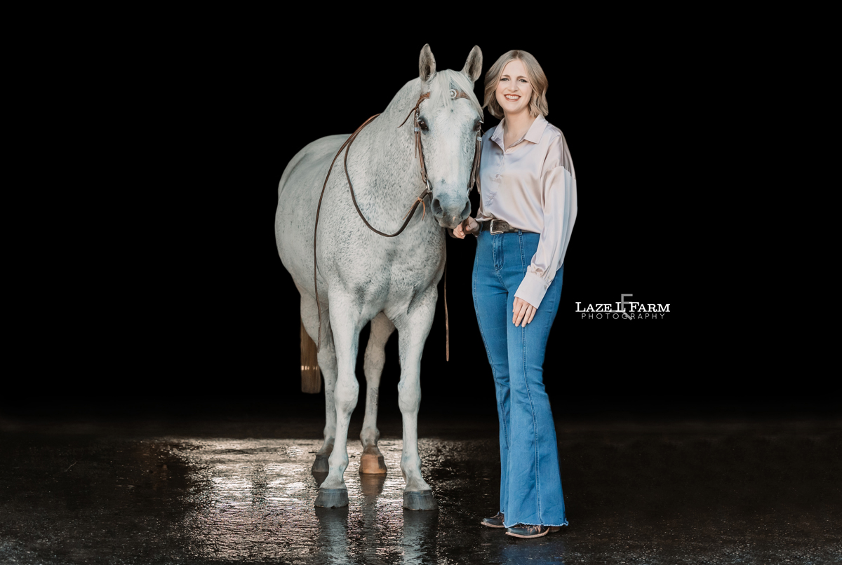 a girl and her horse